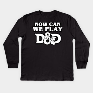 Stranger Things Will D&D Kids Long Sleeve T-Shirt